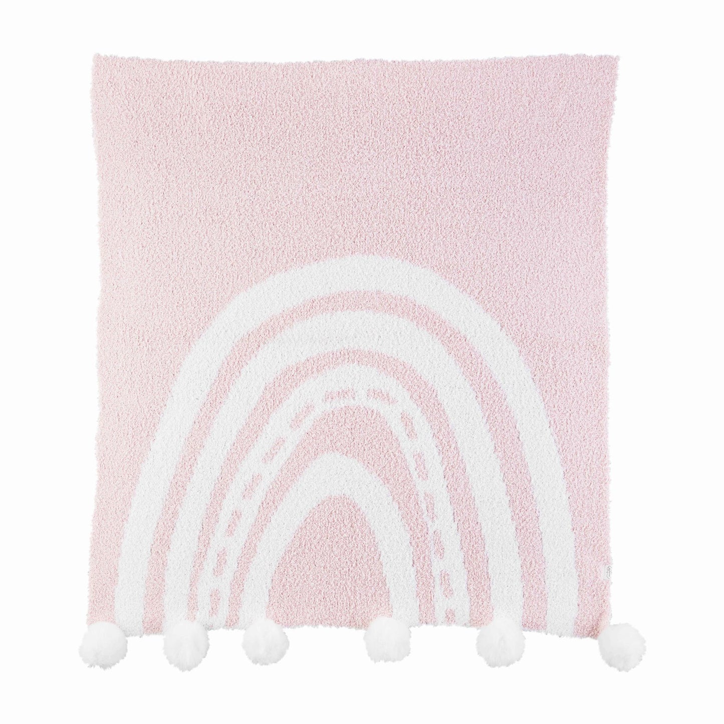Rainbow Pom Blanket