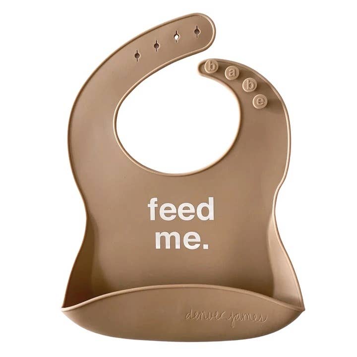 Silicone Bib - Feed Me