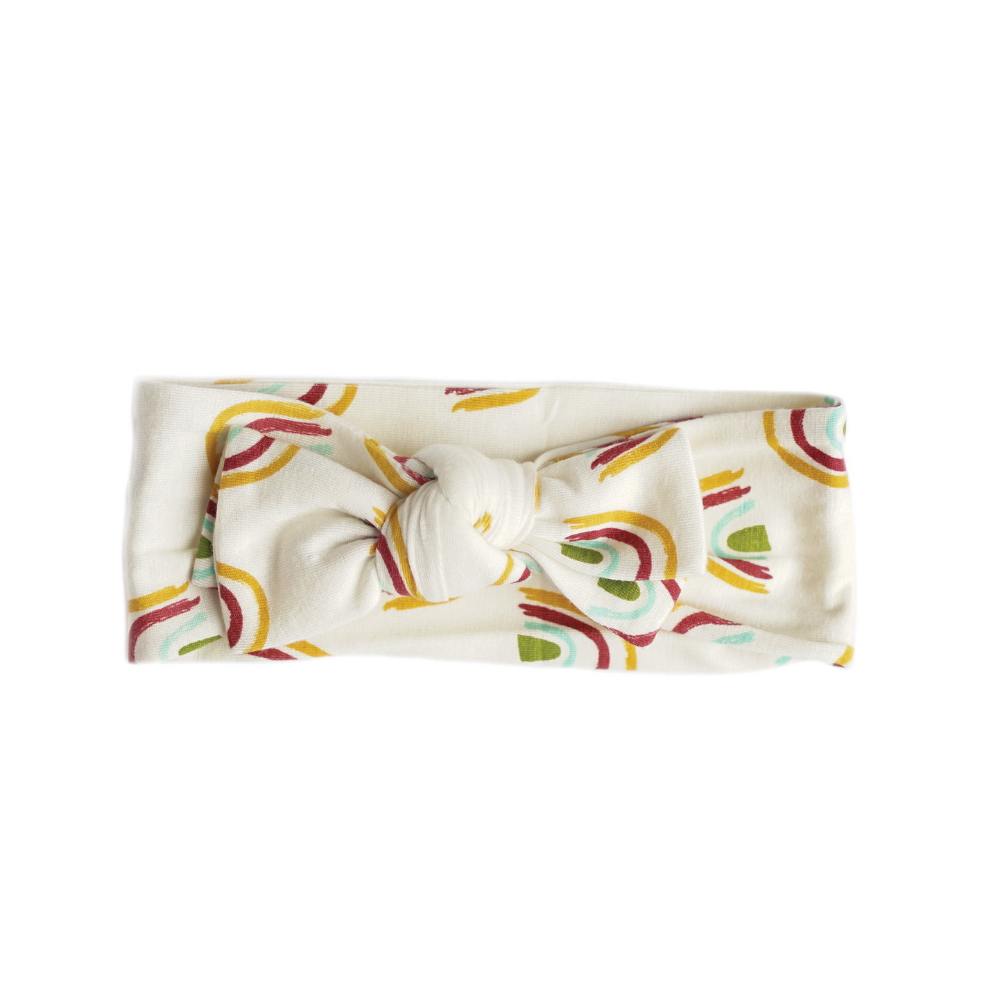 Neutral Rainbow Bamboo Headband