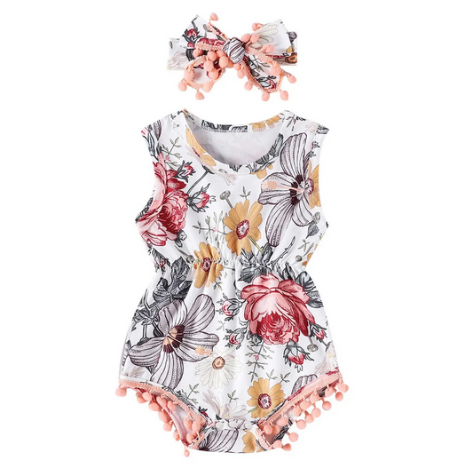 Emma Pom Pom Romper