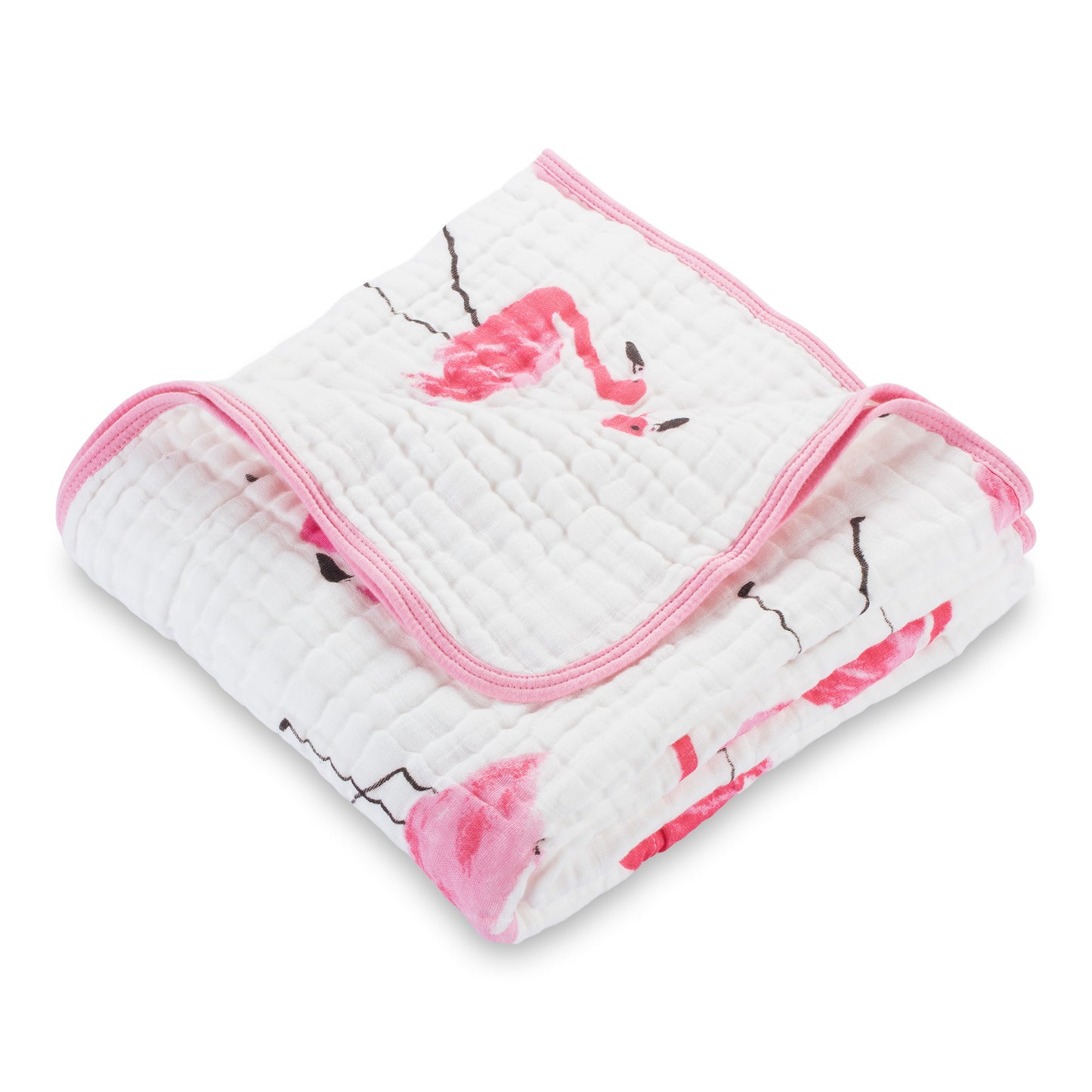 Let's Flamingle Muslin Quilt