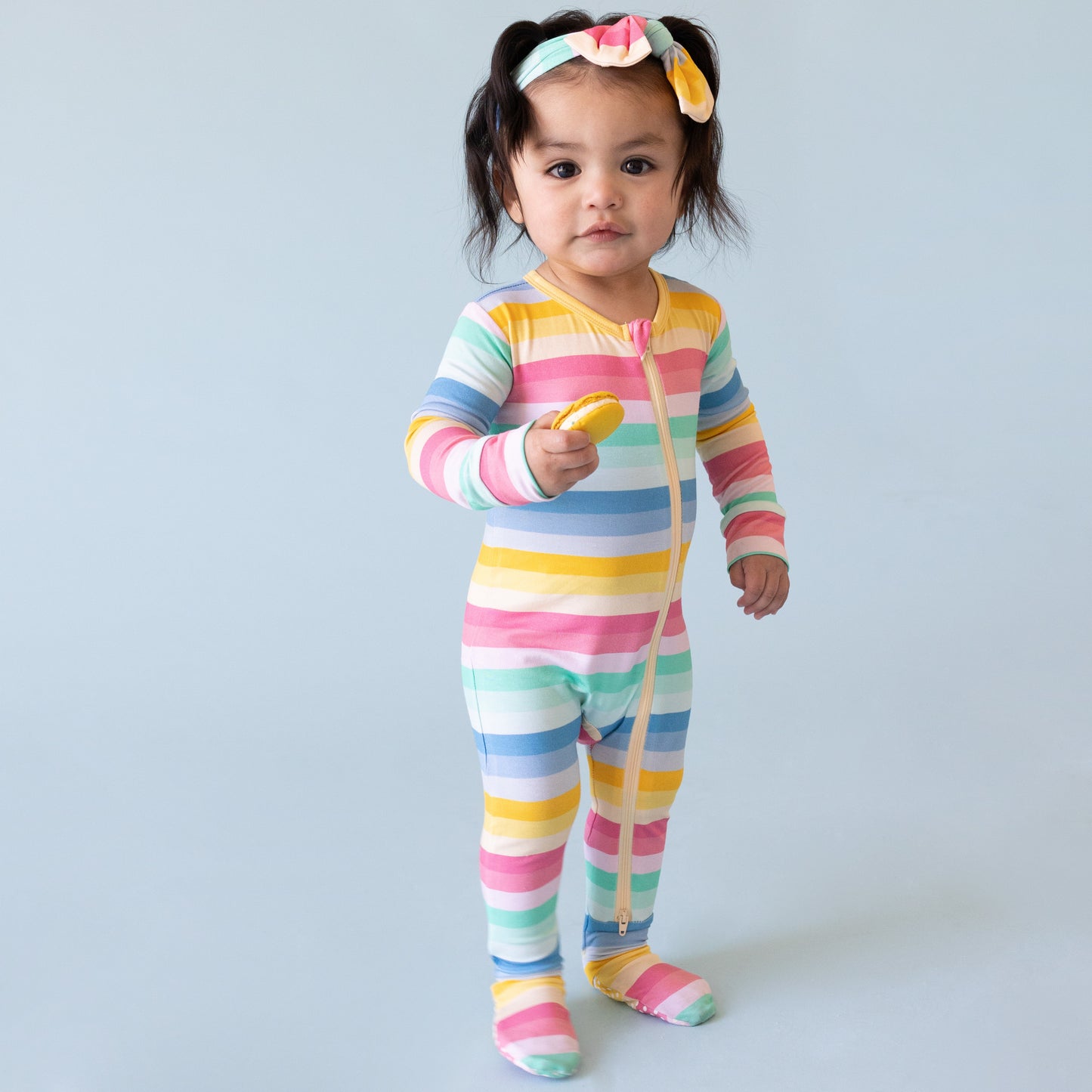 Ombre Stripe Footsie