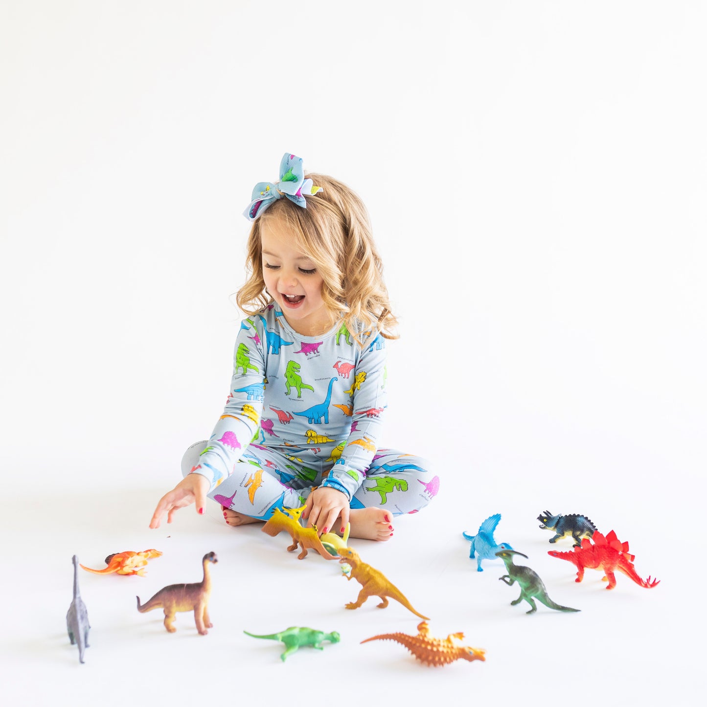 Neon Dinos Two Piece Set