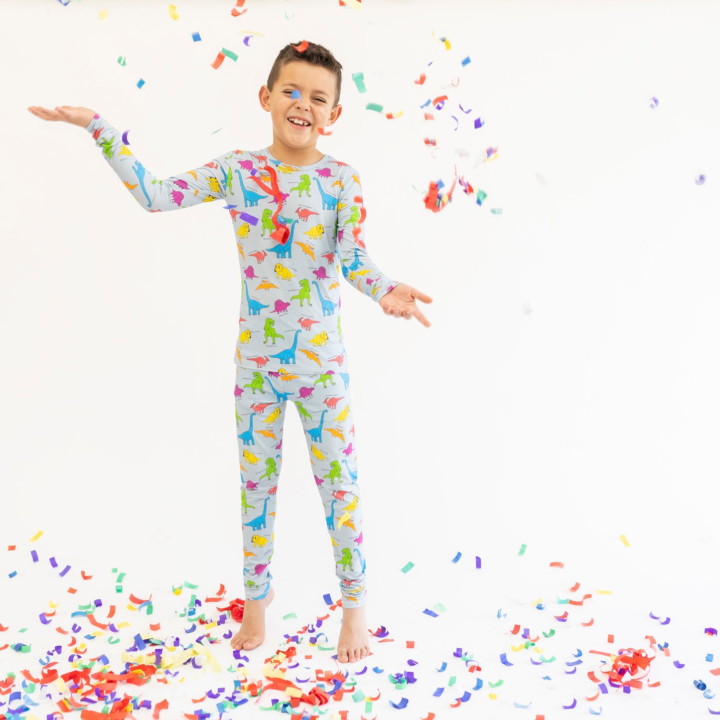 Neon Dinos Two Piece Set