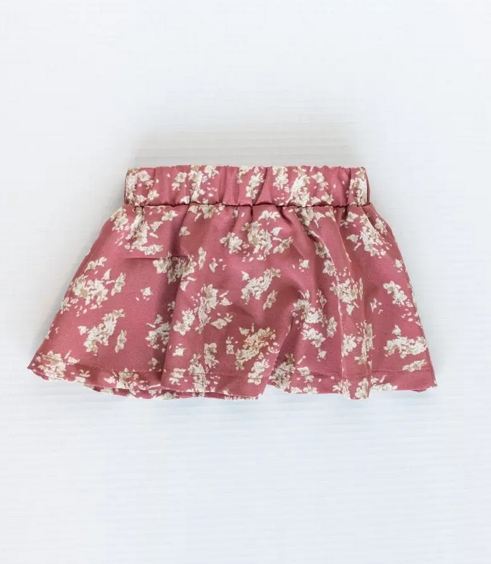 Macee Mini Skater Skirt - Terra Cotta