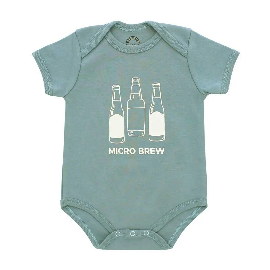 Micro Brew Cotton Baby Onesie