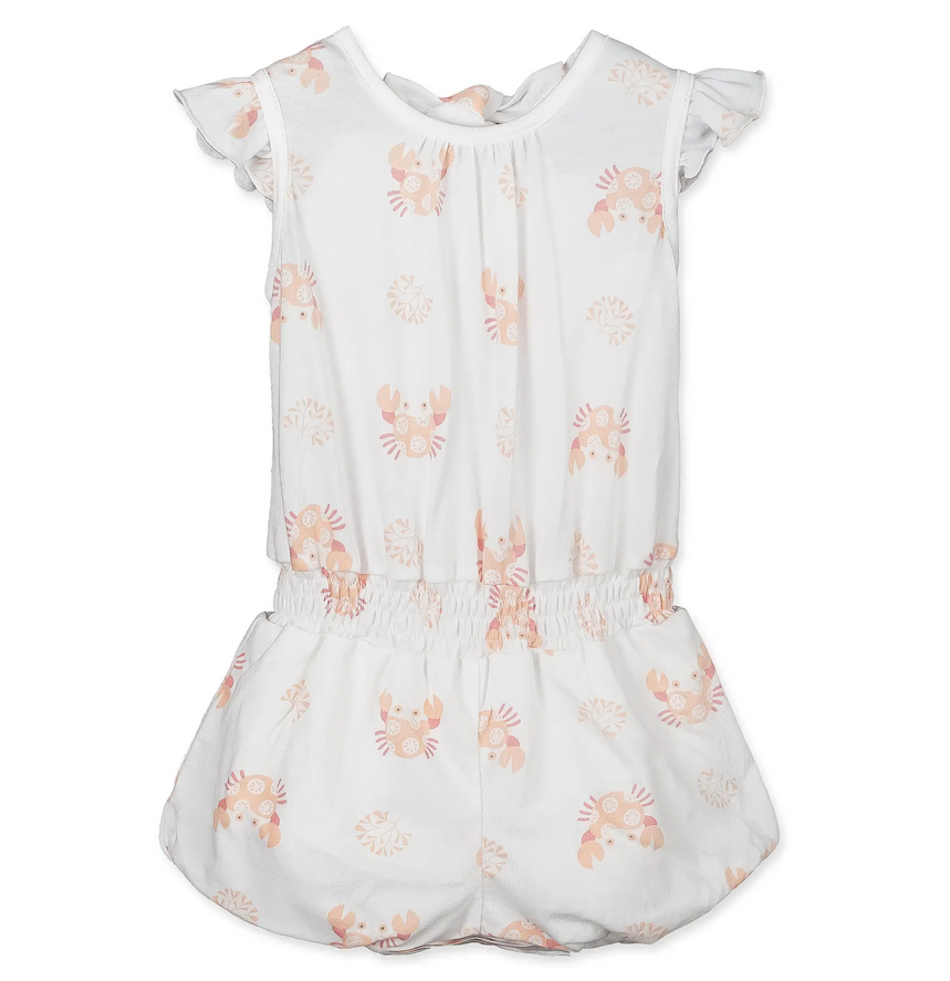 Tie Romper - Crabs