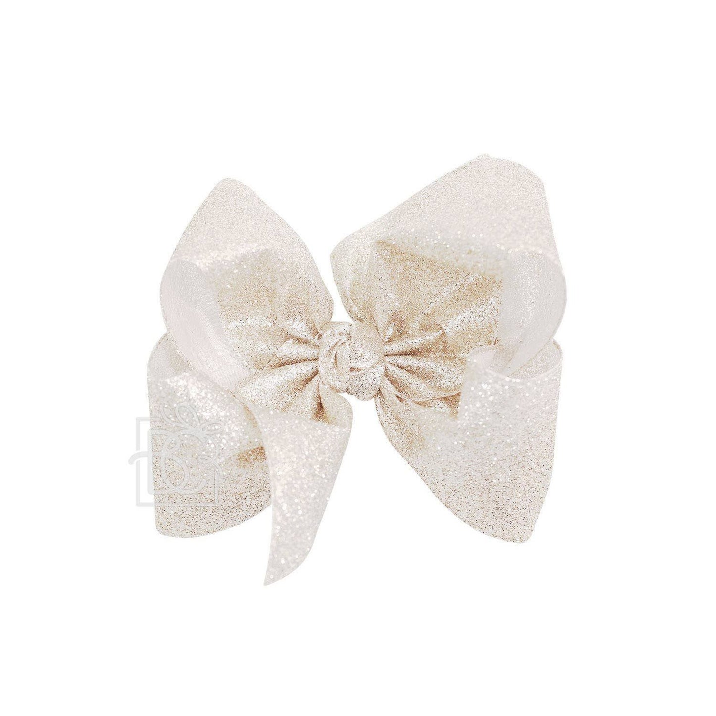 Glitter Metallic Bow - 5.5"