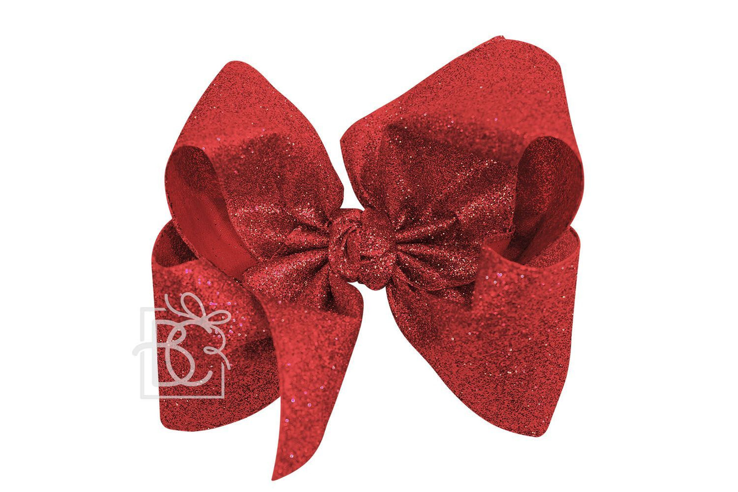 Glitter Metallic Bow - 5.5"