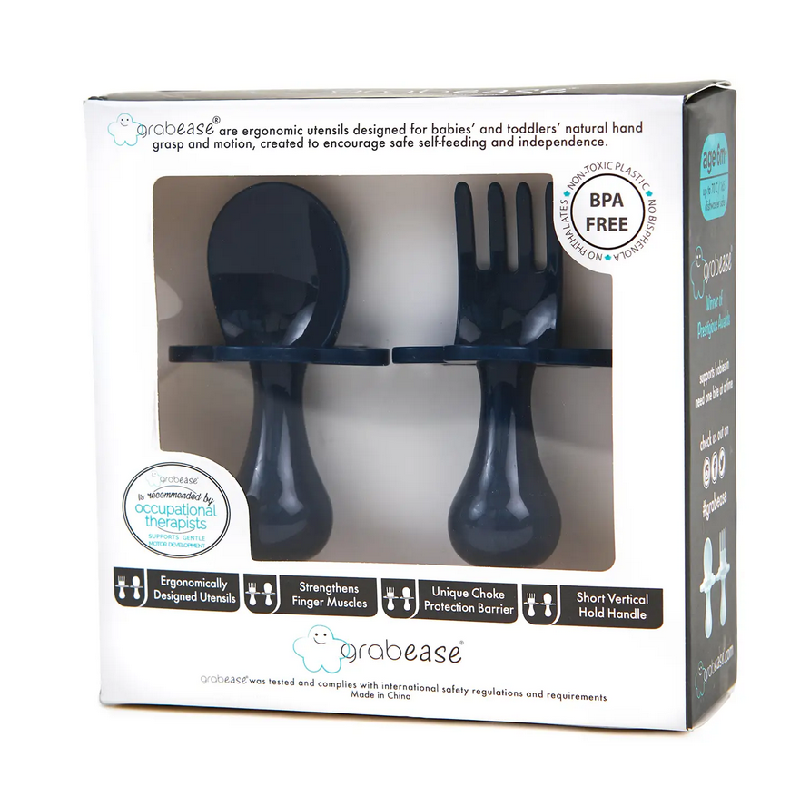 You Drive Me Navy - Toddler Fork & Spoon Set