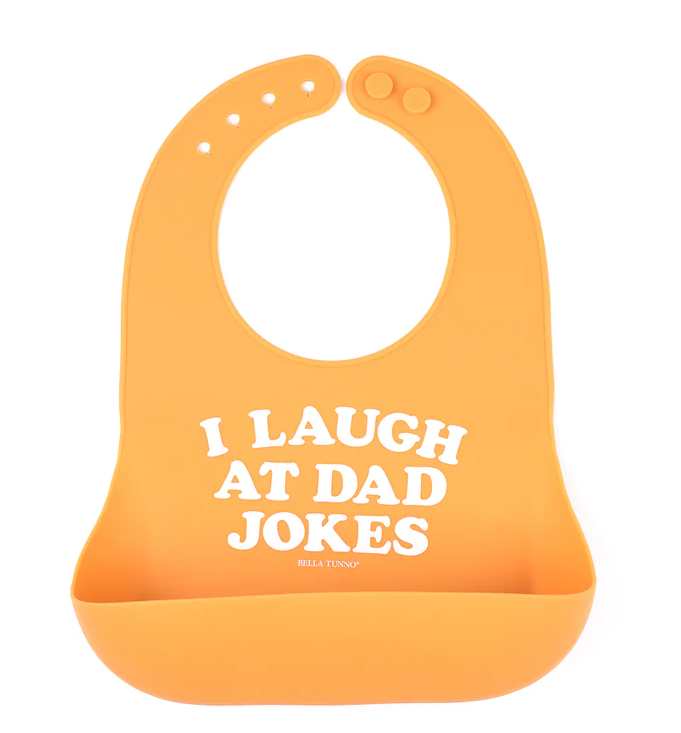 I Laugh at Dad Jokes Wonder Bib