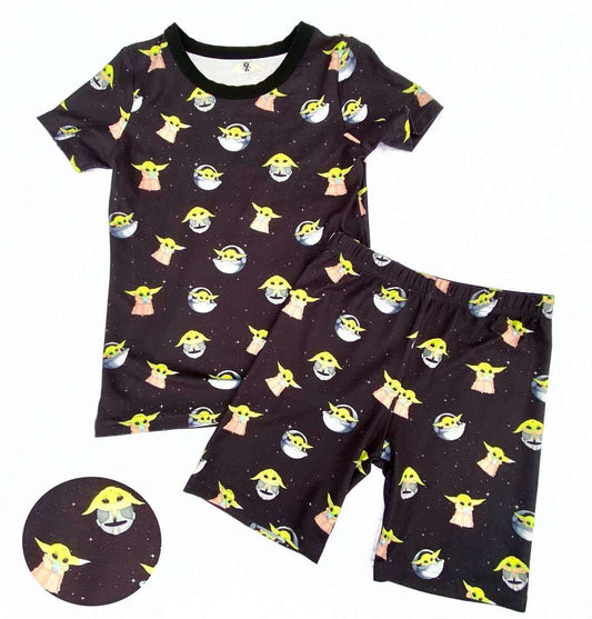 Galaxy Kids 2 Piece Short Sleeve Dreamy-Soft Lounge Set