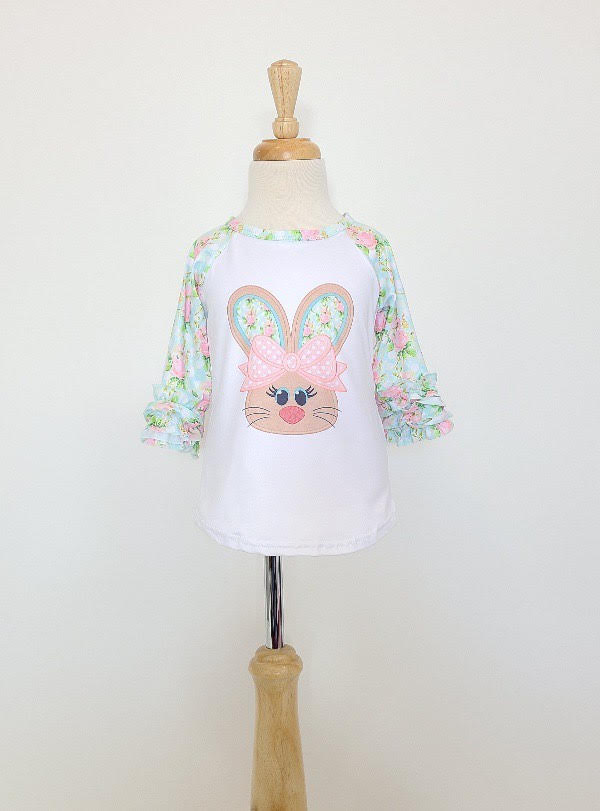 Bunny Rose Raglan Tee