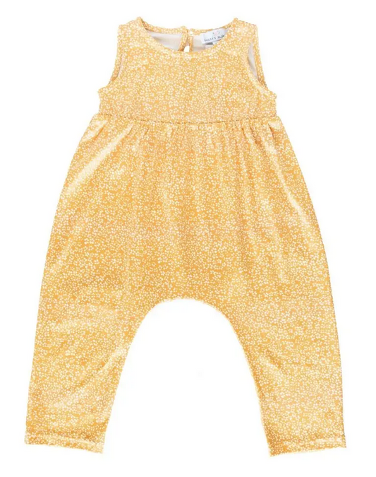 Cora Bubble Jumpsuit - Yellow Flecks