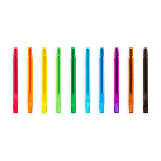 Yummy Yummy Scented Twist Up Crayons