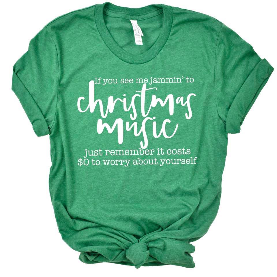 Christmas Music Tee