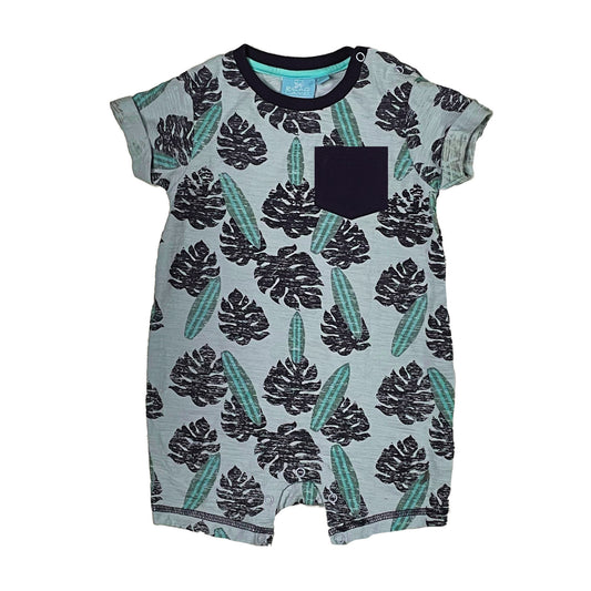 Landen Surf Palm Pocket Romper