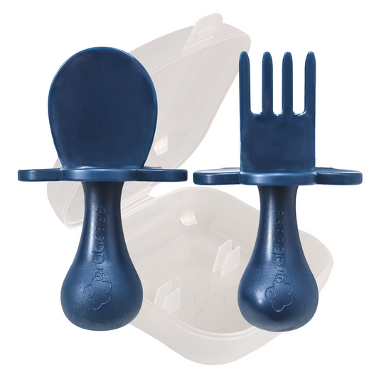 You Drive Me Navy - Toddler Fork & Spoon Set
