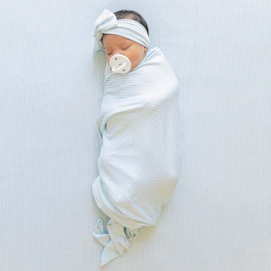 Seersucker Swaddle Blanket