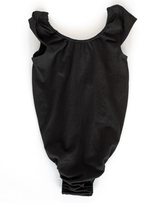 Maggie Cap Sleeve Leo - Black