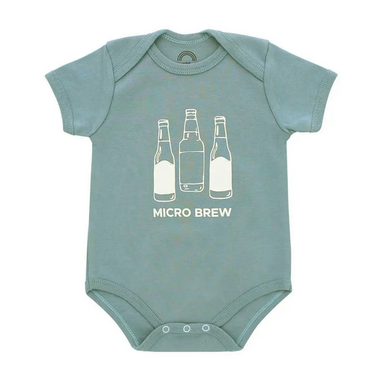 Micro Brew Cotton Baby Onesie