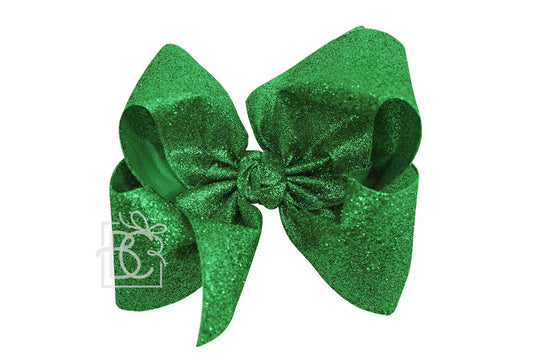 Glitter Metallic Bow - 5.5"