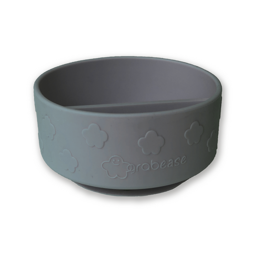 Silicone Suction Bowl - Gray