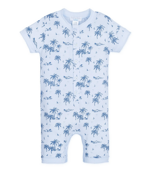 Henley Romper - Vintage Hawaii