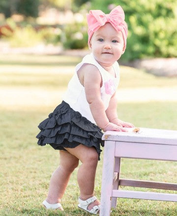 White w/ Pink Flower Tank