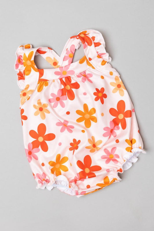 That's So Retro Ruffle Strappy Romper