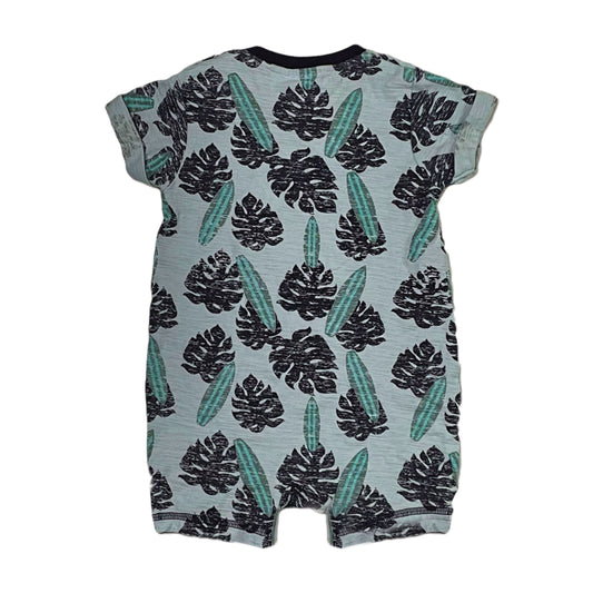 Landen Surf Palm Pocket Romper