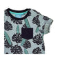 Landen Surf Palm Pocket Romper