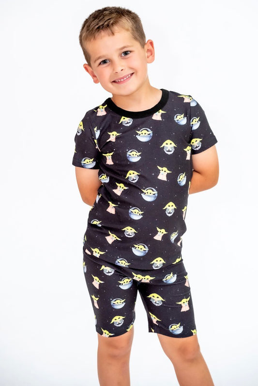 Galaxy Kids 2 Piece Short Sleeve Dreamy-Soft Lounge Set