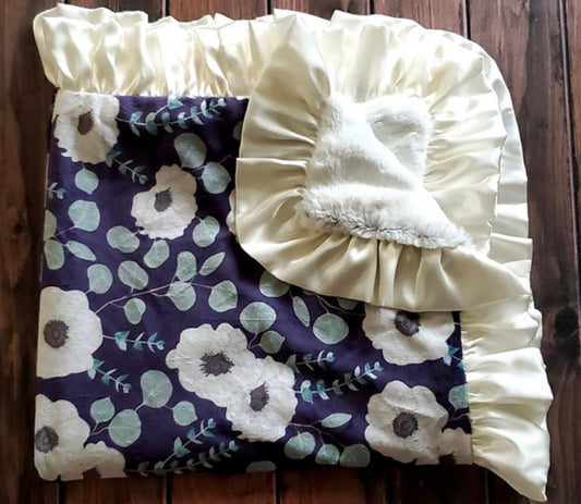 White Poppy Blanket