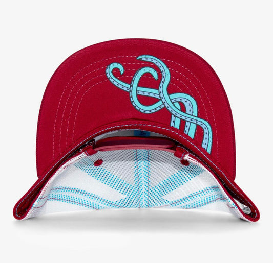 Kids Octopus Trucker Hat
