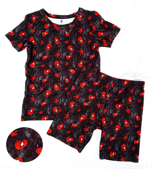 Spiderweb Kids 2 Piece Short Sleeve Dreamy-Soft Lounge Set