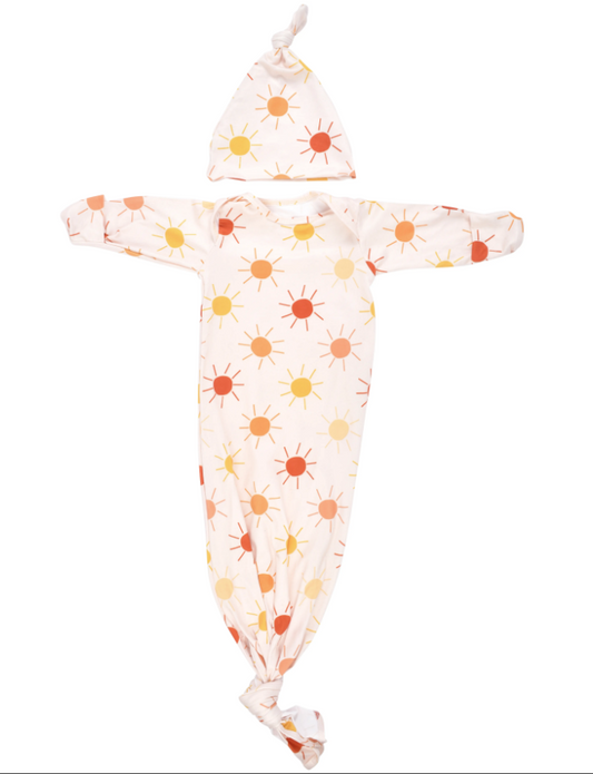 Sunshine Knotted Gown | Gown & Hat